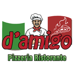 Pizzeria D'Amigo logo.